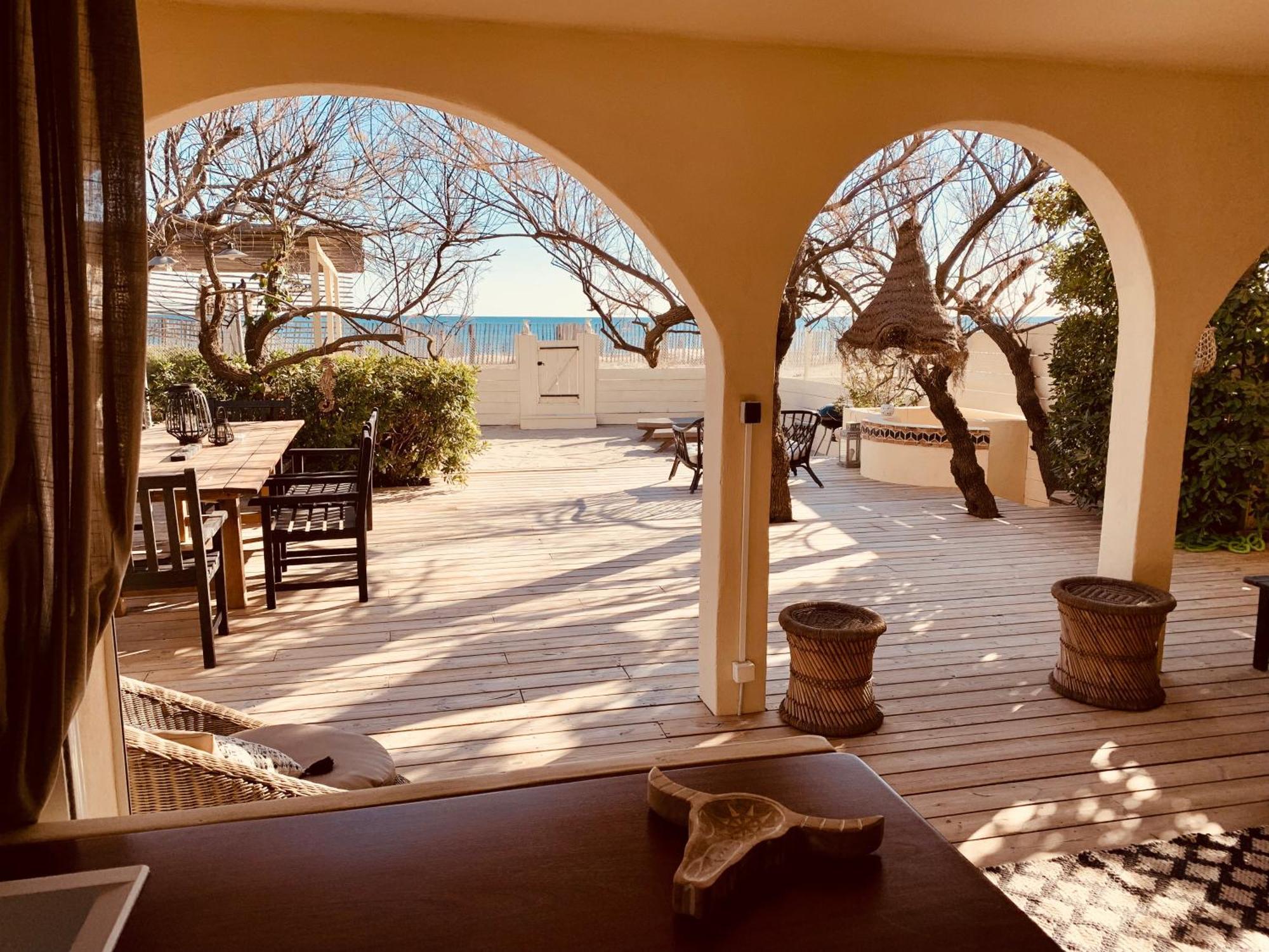 Mas Andalou Fabuleuse Premiere Ligne De Mer, Plage Privative فرونتينيان المظهر الخارجي الصورة